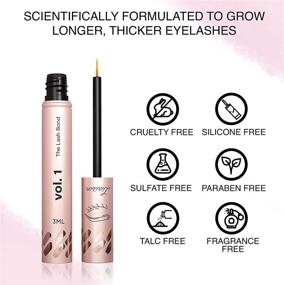 img 2 attached to 🌱 Liaison Lash Bond Eyelash Growth Serum: Natural Peptide Lash Boost for Longer, Fuller, and Thicker Lashes - Vegan, Cruelty-Free, Paraben-Free, Talc-Free, and Irritation-Free Formula