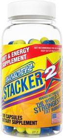 img 3 attached to 💪 Stacker 2 Ephedra-Free Body Fat Burner and Metabolism Boosting Supplement (100 Capsules)