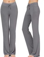 womens modal comfy drawstring trousers sports & fitness for team sports logo