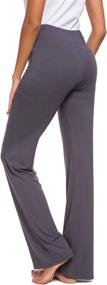 img 3 attached to Womens Modal Comfy Drawstring Trousers Sports & Fitness for Team Sports