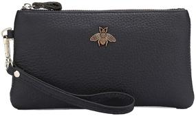 img 4 attached to 👜 Imeetu Clutch Handbag Leather Wristlet: Stylish Women's Handbag & Wallet Combo