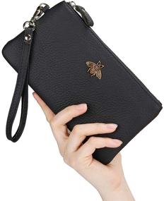 img 3 attached to 👜 Imeetu Clutch Handbag Leather Wristlet: Stylish Women's Handbag & Wallet Combo
