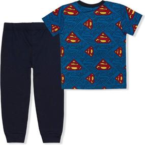 img 3 attached to 🦸 Dynamic Superman Graphic Print Jogger Sleeves for Boys: Stylish and Comfortable Clothing Choice