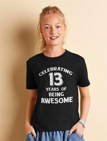 img 1 attached to 👕 Футболка для юношей X Large Years Awesome Birthday - топы, футболки и рубашки