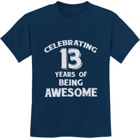 img 4 attached to 👕 Футболка для юношей X Large Years Awesome Birthday - топы, футболки и рубашки