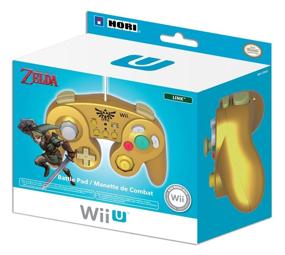 img 1 attached to HORI Battle Pad for Wii U (Link Version) with Turbo - Enhanced for Nintendo Wii U Gaming Experience