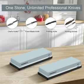 img 2 attached to 🔪 KEENBEST Whetstone Sharpener: Precise Sharpening for Excellent Edge Retention