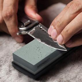 img 1 attached to 🔪 KEENBEST Whetstone Sharpener: Precise Sharpening for Excellent Edge Retention