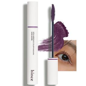 img 4 attached to 💖 Hince New Ambience Color Mascara 8ml (ADORE) - Pink Violet Color Mascara for Lengthened and Defined Lashes. No-Clumping, Smudge-Proof, and Long-Lasting Charming Lashes. Lift and Curl Your Eye Makeup!