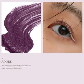 img 2 attached to 💖 Hince New Ambience Color Mascara 8ml (ADORE) - Pink Violet Color Mascara for Lengthened and Defined Lashes. No-Clumping, Smudge-Proof, and Long-Lasting Charming Lashes. Lift and Curl Your Eye Makeup!