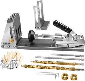 img 4 attached to 🔧 Professional All-Metal Pocket Hole Jig Kit by HOWOD - Upgraded Pocket Screw Jig for Enhanced Performance
