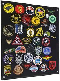 img 4 attached to 🎯 Tactical Patch Display Board for Military Army Combat Morale Uniform with Hook and Loop Emblems, 18"x24" (Small) - No Patches Included