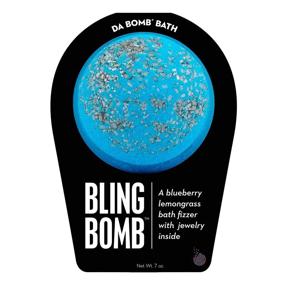 img 3 attached to 💎 Dazzling Da Bomb Bling Bath Bomb in a Beautiful Blue Hue: Experience Luxurious Bath Time Bliss!