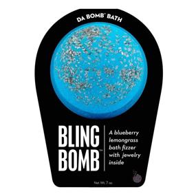 img 4 attached to 💎 Dazzling Da Bomb Bling Bath Bomb in a Beautiful Blue Hue: Experience Luxurious Bath Time Bliss!