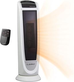 img 4 attached to 🔥 Lasko 5165 Digital Ceramic Tower Heater: Remote Control, 1500W, White – Efficient Heating Solution