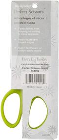 img 1 attached to Karen Kay Buckley 4-Inch Perfect Scissors (51220), Green: Superior Precision and Comfort for Crafters