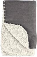 🐾 dark grey cozy sherpa pet throw by petco's brand harmony logo