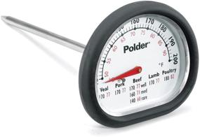 img 2 attached to 🔥 Accurate and Durable Polder 12454 Meat Thermometer Stainless Steel: A Must-Have for Perfectly Cooked Meats