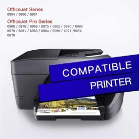 img 3 attached to 🖨️ GPC Image Compatible Ink Cartridge 4 Pack for HP 902XL 902 Ink Cartridges: Officejet 6978 6968 6962 6958 6970 6950 6960 Printer Tray Replacement (Black, Cyan, Magenta, Yellow)