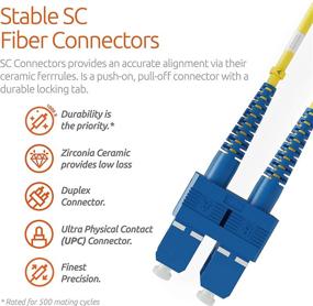 img 2 attached to Fiber Patch Cable Single Duplex Accessories & Supplies