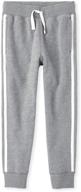 👖 comfort and style: boys' big stripe fleece jogger pants from the children's place logo
