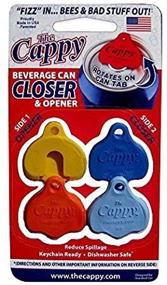 img 1 attached to 🍺 The Cappy Beverage Can Closers & Openers: A Set of 4 Essential Accessories for Your Drinks