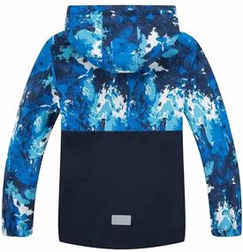 img 3 attached to High-quality Kids' Rain Jackets: Welity Lightweight Waterproof Hooded Raincoats for Boys & Girls