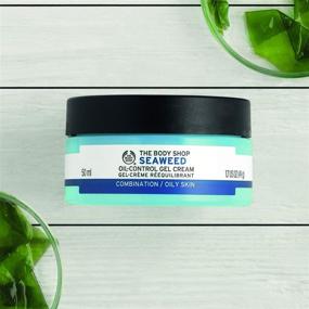 img 1 attached to 🌿 Ежедневный крем для лица без парабенов: The Body Shop Гель-крем с водорослями для контроля выделения жира, 1,7 унции.