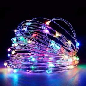 img 3 attached to 🌟 Engilen Fairy Lights 7.2 Feet 20 LED Copper Wire String Lights Battery Operated for DIY Home Vase Jar Christmas Mother's Day Holiday Party, Multicolor (Pack of 6)