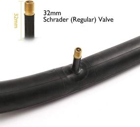 img 3 attached to 🚲 LotFancy 2 Pack 24 x 1.95/2.0/2.10/2.125 inch Bicycle Tube with 32mm Schrader Valve and Bonus Tire Levers