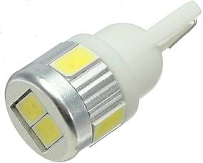 img 3 attached to 🚗 LUYED T10 LED Car Lights Bulb - 5x 3W 6 SMD Super Bright White 5630 5730 for 194 168 2825 W5W