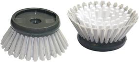 img 2 attached to 🖌️ Gray Deluxe Palm Scrub Brushes Replacement Set of 2 – Real Home Innovations