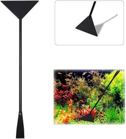 img 3 attached to 🐠 CLCLQQ 4-in-1 Aquatic Plant Aquarium Tools with Stainless Steel Tweezers, Scissors, Spatula, and Carrying Bag - Ideal for Fish Tank Maintenance