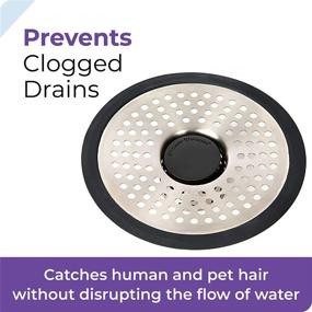 img 3 attached to 🚿 SHSULT755 душевой фильтр ShowerShroom Ultra Revolutionary Stainless Hair Catcher Drain Protector