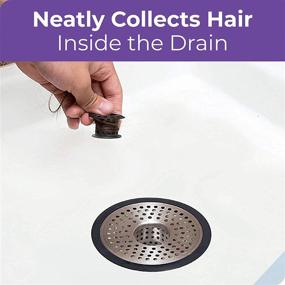 img 2 attached to 🚿 SHSULT755 душевой фильтр ShowerShroom Ultra Revolutionary Stainless Hair Catcher Drain Protector