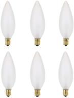 💡 illuminate your chandelier with 60w incandescent frosted chandelier light bulb logo