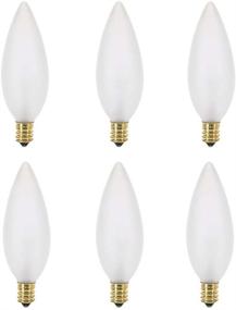 img 4 attached to 💡 Illuminate Your Chandelier with 60W Incandescent Frosted Chandelier Light Bulb