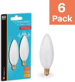 img 3 attached to 💡 Illuminate Your Chandelier with 60W Incandescent Frosted Chandelier Light Bulb