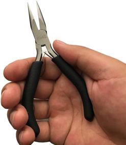 img 1 attached to 🔧 High-Quality 5-Inch Long Needle Nose Pliers for Jewelry Making Tools