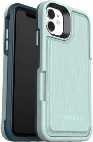 img 4 attached to 🌊 Enhanced Water Lily FLIP SERIES Wallet Case for iPhone 11 - Surf Spray/Dark Jade