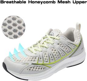 img 3 attached to Stylish & Comfortable MAINCH Walking Breathable Sneakers - Men's Shoe Collection