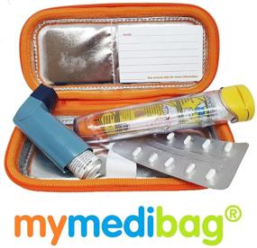 img 1 attached to MyMediBag Hard Case Insulated Medication Organizer – Enhanced Visibility and Portability