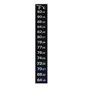 img 4 attached to 🐠 SunGrow Aquarium Sticker Thermometer - Accurate Tank Temperature Measurement for Fish, Shrimps & Turtles - Easy Peel & Stick Installation, 2 Color Indicators