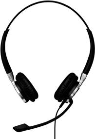 img 2 attached to Sennheiser SC 665 USB (507257) - Двухсторонняя деловая гарнитура, оптимизированная для UC 🎧, сертифицированная для Skype for Business, для мобильного телефона, планшета, программы IP-телефонии и ПК (черная).