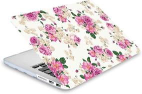 img 1 attached to 🌺 Bizcustom Hard Painting Case for MacBook Pro 16 Inch 2019 Model A2141: Rubberized Customize Pattern Cover and Keyboard Skin (Classical Floral) – Stylish Protection for Retina and Touch Bar ID