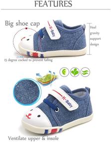 img 2 attached to 👟 Latest Newborn Toddler Preawalker Sneakers: Boys' Shoes for Walking & Style