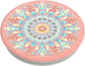 img 2 attached to 🔮 Улучшенные PopSockets: Sorbet Mandala PopGrip с заменяемой верхней частью для улучшенного опыта смартфона и планшета