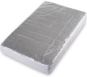 img 4 attached to 🚐 14x22 RV Vent Insulator and Camper Shower Skylight Cover - Non-Slip with Energy Saving Reflective Surface