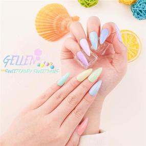 img 1 attached to 🎉 Gellen Gel Nail Polish Kit | U V LED Light 72W Nail Dryer | 12 Gel Nail Spring Summer Colors | No Wipe Top Base Coat | Nail Art Decorations | Manicure Tools | All-in-One Manicure Kit | Macaron Candy | SEO-Optimized