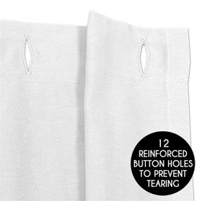 img 1 attached to 🛁 Classy Monochrome Chic: Sweet Jojo Designs Hotel-themed Kids Bathroom Fabric Bath Shower Curtain in White and Black